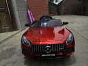 福兒寶（FUERBAO）奔馳授權兒童電動(dòng)車(chē)四輪汽車(chē)帶遙控玩具車(chē)可坐人小孩寶寶童車(chē)送禮 烤漆四驅紅+液壓門(mén)+皮座+軟胎 曬單實(shí)拍圖