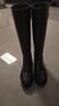 森達騎士靴女商場(chǎng)同款氣質(zhì)過(guò)膝長(cháng)筒靴XEN01DG4 黑色單里 36 曬單實(shí)拍圖