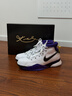 耐克NIKE男子KOBE 1 81分實(shí)戰籃球鞋IM0542-100白紫42 曬單實(shí)拍圖