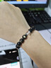 金石靈天然黑曜石手串男女款金曜石貓眼石水晶手鏈本命年38婦女節禮物 曬單實(shí)拍圖