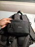 BAGSMART雙肩包輕行背包男女多功能通勤大容量出差書(shū)包大學(xué)生電腦包旅行包 黑色（可容納15.6英寸筆記本） 曬單實(shí)拍圖