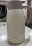 蘇泊爾（SUPOR）家用真空保溫瓶暖水壺瓶大容量熱開(kāi)水瓶壺304不銹鋼2.0L燕麥白 曬單實(shí)拍圖