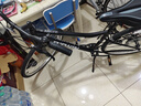 迪卡儂（DECATHLON）旅行自行車(chē)RIVERSIDE100平把鋼架公路山地前后鋼制V剎 磨砂黑 M碼 168-182CM 28英寸 曬單實(shí)拍圖