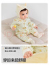 巴拉巴拉童裝嬰兒連體衣新生兒寶寶滿(mǎn)月爬服夾棉加厚萌趣男童女童嬰童衣服 曬單實(shí)拍圖