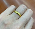 周大福泥鰍背黃金戒指男女實(shí)心活口(工費:280計價(jià))EOF1422生日禮物 足金 約6.75g 曬單實(shí)拍圖