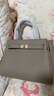 百麗送媽媽女包包手提包高級婚包新娘包大容量X5348CX0 灰色 F 曬單實(shí)拍圖