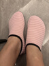 朗威室內健身鞋健身裝備軟底防滑瑜伽鞋運動(dòng)舞蹈鞋室內運動(dòng)鞋瑜伽器材 櫻花粉 38-39碼 曬單實(shí)拍圖