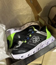 Skechers斯凱奇兒童閃穿鞋無(wú)需彎腰一腳蹬男大童運動(dòng)鞋閃燈鞋跑鞋403843L 曬單實(shí)拍圖