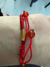 曼麗翠翡翠立體生肖蛇朱砂護身符轉運騏驥紅繩手鏈男女款禮物附證書(shū) 曬單實(shí)拍圖