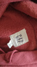 蓋璞（GAP）男女裝春款Logo刺繡抓絨寬松連帽衫衛衣美版795625 暗紅色 XS 美碼 S亞洲碼175/88A 曬單實(shí)拍圖