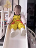 漁多多兒童趕海連體褲玩水褲雨靴一體幼兒園親子戶(hù)外涉水服連體下水褲 黃色加油鴨 25 【鞋內長(cháng)16.5cm】身高80-100cm 曬單實(shí)拍圖