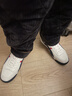 蜘蛛王德訓鞋男款春秋季板鞋軟底鞋阿甘運動(dòng)男士休閑小白鞋 白色 41 曬單實(shí)拍圖