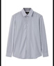 雅戈爾（YOUNGOR）長(cháng)袖襯衫男條紋DP系列全棉面料易打理襯衫成衣免燙平整有型 灰色 41 （175/96Y） 曬單實(shí)拍圖
