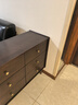 家逸實(shí)木斗柜客廳六斗柜臥室床尾柜靠墻儲物柜子多功能收納柜斗櫥 曬單實(shí)拍圖