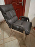 皇冠達懶人電腦椅單人沙發(fā)椅辦公室躺椅可坐可躺宿舍大學(xué)生椅子久坐舒服 【皮革加大款】深灰色 人造革 黑色底腳 曬單實(shí)拍圖