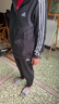 adidas簡(jiǎn)約舒適三條紋加絨休閑套裝拉鏈衛衣衛褲男阿迪達斯輕運動(dòng) 黑色   XL 曬單實(shí)拍圖