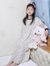 童話(huà)酷酷（TONGHUAKUKU）女童睡裙春秋季2026新款大兒童睡衣長(cháng)袖純棉小孩家居服公主風(fēng)裙子 杏色 140 碼【建議身高130~140厘米】65斤內 曬單實(shí)拍圖