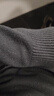 MARKLESS毛衣男士秋冬保暖半高領(lǐng)針織衫休閑內搭套頭打底衫0710 星空黑 L  曬單實(shí)拍圖