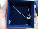施華洛世奇（SWAROVSKI）【生日禮物】  LILIA項鏈女吊墜蝴蝶輕奢送女友老婆女 線(xiàn)上限定 鍍白金色 5636421 曬單實(shí)拍圖