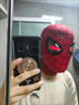 HKGX蜘蛛俠頭套電動(dòng)手動(dòng)眼睛可動(dòng)發(fā)光多燈光cos面具成人兒童頭套 蜘蛛俠頭套-下巴控制-可眨眼-電 曬單實(shí)拍圖