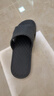 果洛菲拖鞋男居家用室內防滑洗澡浴室地板平底情侶拖鞋女 灰色 40-41 曬單實(shí)拍圖