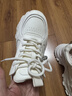 百麗（Belle）馬賽克百搭老爹鞋女2026春新商場(chǎng)款厚底增高休閑鞋F1K1DAM6預售 米白色 39 (245mm) 曬單實(shí)拍圖