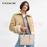 蔻馳（COACH）【品牌直供】女士MOLLIE25中號手提斜挎托特包CV965禮物 曬單實(shí)拍圖