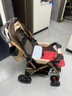 安貝尼 嬰兒推車(chē)可坐可躺雙向推行小孩手推車(chē)四輪減震可折疊BB車(chē) 尊享版-卡其色（四輪減震） 曬單實(shí)拍圖