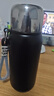 PLPC保溫杯女士高顏值2025新款316不銹鋼初高中兒童學(xué)生帶蓋喝水杯子 黑色 600ml 【茶隔+提手+杯蓋】 曬單實(shí)拍圖