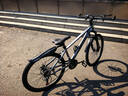 永久（FOREVER）自行車(chē)男女成人學(xué)生24/26寸變速山地車(chē)鋁合金雙碟剎減震越野單車(chē) 21速 26寸鋼架-消光灰 曬單實(shí)拍圖