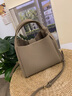 CADUNI KAISER水桶包包女包2026新款斜挎包真皮手提包生日情人節禮物送女友 大象灰-高端品牌送女友女生老婆實(shí)用 曬單實(shí)拍圖