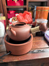 湘茗堂朱泥紫砂砂銚壺茶壺陶瓷煮茶壺煮茶爐燒水壺電陶爐煮茶器電陶爐 千禧紅泥爐+朱泥砂銚壺 520ml 曬單實(shí)拍圖