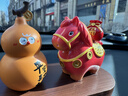 高檔國潮可旋轉小馬汽車(chē)擺件電車(chē)車(chē)內中控臺裝飾國風(fēng)馬年吉祥物男 馬上有福+平安喜樂(lè )葫蘆+底座 送無(wú)痕貼 曬單實(shí)拍圖