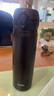 膳魔師（THERMOS）保溫杯不銹鋼水杯磨砂黑500ml保冷杯便攜JNL-502新年送禮 曬單實(shí)拍圖