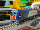 長(cháng)鳴[現貨](méi) HO比例 仿真火車(chē)模型 HXD1C 電力機車(chē) HXD1C-1927 上局合段 八一號 DC模擬 曬單實(shí)拍圖