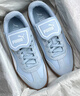 彪馬（PUMA）德訓鞋|復古藍色T頭鞋翻蓋鞋女款新款春休閑鞋CLUB404476 淺藍色-白-06 37 曬單實(shí)拍圖