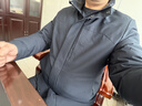 雅戈爾【防風(fēng)鵝絨服】羽絨服秋冬新品商務(wù)行政通勤保暖可脫帽外套男 藏青VLYD419888FTA XL 180/100A （推薦150-160斤） 曬單實(shí)拍圖