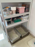 京配廚房置物架家用多層落地收納穩穩架客廳陽(yáng)臺三層白色置物架 3層-長(cháng)80*寬30*高100cm 【專(zhuān)利款】板材厚0.35mm-實(shí)立不虛標 曬單實(shí)拍圖