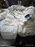 皮爾卡丹（pierre cardin）品牌女裝新品2024冬季炸街羽絨服女中長(cháng)款顯瘦減齡斗篷時(shí)尚外套潮 (米白色) S 80斤到110斤穿 曬單實(shí)拍圖