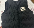 嘟嘟家寶寶多巴胺馬甲秋冬兒童夾棉坎肩卡通男女童背心秋款童裝 灰色100 曬單實(shí)拍圖