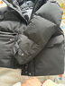 波司登（BOSIDENG）25年新款90絨鵝絨極寒羽絨服女款商場(chǎng)熱賣(mài)同款連帽外套B250242402 黑色8056 -經(jīng)典百搭 XS 155/80A 體重約100斤以?xún)?曬單實(shí)拍圖