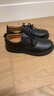 AJMG中學(xué)生休閑皮鞋男款青少年演出真皮黑色初中高中生香港大碼鞋子男 經(jīng)典款(綁帶款校鞋)成人禮升旗手 42 （260內長(cháng)27cm） 曬單實(shí)拍圖
