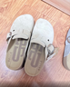 百麗（Belle）張凌赫同款厚島吐司2代勃肯拖鞋女商場(chǎng)新款可外穿拖D8R1DBH6預售 灰色-單里（2代-4CM增高） 36 曬單實(shí)拍圖