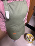 海蒙德高檔圍裙純棉耐磨工作服掛脖圍裙防污防油餐廳前臺工作服圍腰圍裙 曬單實(shí)拍圖