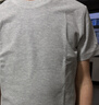 拇指白小T【防激凸】26春夏季新款棉短袖男士T恤80支0點(diǎn)T打底衫 麻灰 L 曬單實(shí)拍圖