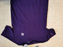 輕功（QINKUNG）柔術(shù)大師跑步短袖導汗立體織吸濕速干排汗馬拉松運動(dòng)短袖男女款 【男款】墨紫 M 曬單實(shí)拍圖