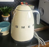 SMEG/斯麥格復古電熱水壺燒水壺KLF03家用1.7L大容量自動(dòng)斷電開(kāi)水電水壺煮茶泡茶不銹鋼生日喬遷禮物 1.7L 奶白色 曬單實(shí)拍圖