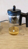 鳴盞飄逸杯玻璃內膽磁吸一鍵過(guò)濾泡茶壺茶水分離沖茶器沏茶壺功夫茶具 MZ8003 曬單實(shí)拍圖
