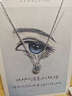 范琦（Fanci）藍眼淚項鏈水滴簡(jiǎn)約銀鎖骨鏈女神節三八婦女節生日禮物送女生媽媽 曬單實(shí)拍圖
