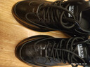 戈耐新款休閑皮鞋男士真皮運動(dòng)鞋男板鞋秋冬季保暖鞋子男鞋內增高潮鞋 黑色【真牛皮】 耐磨軟底 四季款 42 (260mm) 曬單實(shí)拍圖